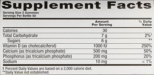 Vitafusion Calcium With Vitamin D3 - 2 100 Count Bottles - 200 Gummies Total #TOP3