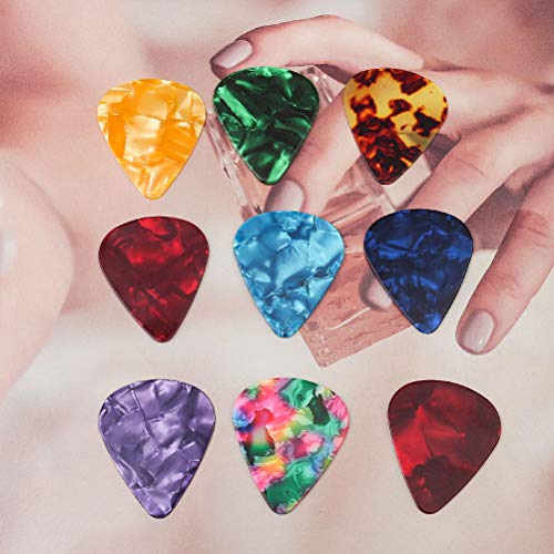 kuou Lot de 20 médiators en celluloïd pour guitare acoustique, électrique, basse dont 0,46 mm, 0,71 mm, 0,96 mm, 1,2 mm - Les Beatles, Paul McCartney, John Lennon, RIngo Starr, George Harrison kuou Lot de 20 médiators en celluloïd pour guitare acoustique, électrique, basse dont 0,46 mm, 0,71 mm, 0,96 mm, 1,2 mm – Image 3