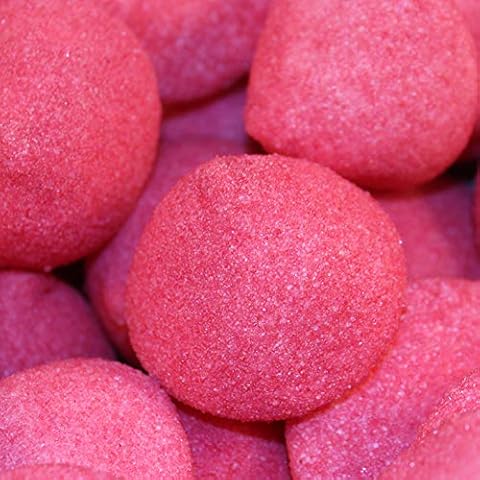 Paint Balls Marshmallows Pick and Mix Sweets Blue, Green, Yellow or Red By Kingsway (RED, 200g) Cover