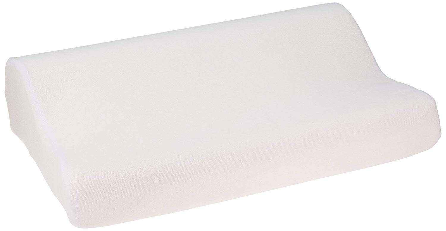 RolyanSleepRite Posture Memory Pillow, Comfortable Memory Foam Pillow Helps with Neck Pain and Spinal Alignment, Supports Head, Neck, and Shoulders to Help Give User More Comfortable Night of Sleep