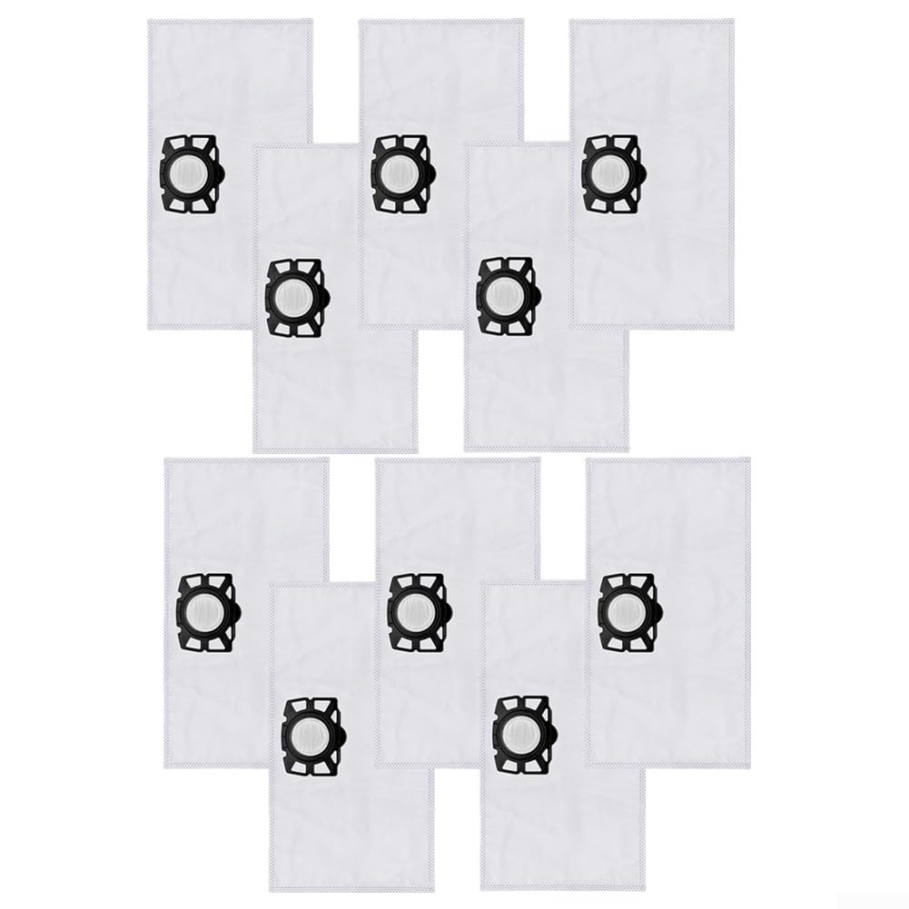 Confezione da 5 sacchetti filtro in pile compatibili con aspirapolvere robot per Karcher KFI357 KA40 WD2 Plus WD3 WD3s SE4001 SE4002 alternativa a 2.863-314.0
