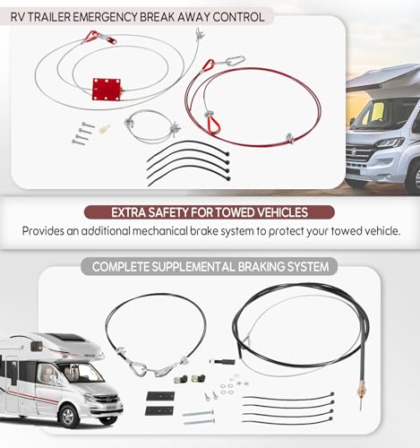 Sistema de freno para RV con kit de emergencia y cables variados miniatura 2