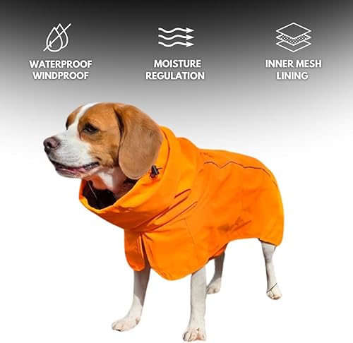 Miniatura 7 de Breatheshield Impermeable para perro, protección y comodidad para todo tipo de clima, comodidad transpirable, ajuste adaptable y mejoras de