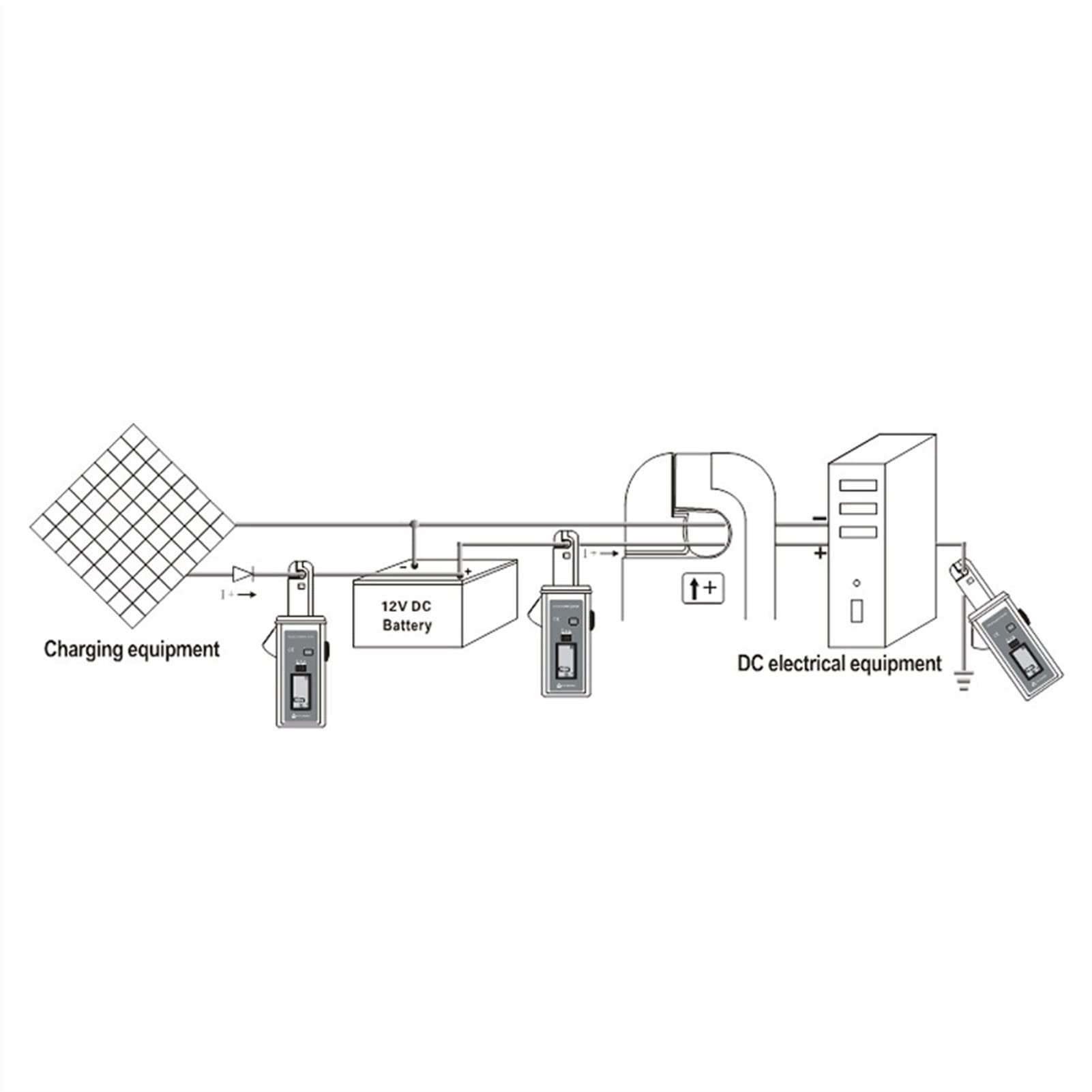 Pinza Amperimétrica, AC/DC EXTENSIÓN Corriente DE FUGURACIÓN MEJO DE CURANTE DE FUGAJE DE FUGAJE 0 MA-60.0A Medidor de Prueba Actual en línea ETCR6000B(ETCR6000B)
