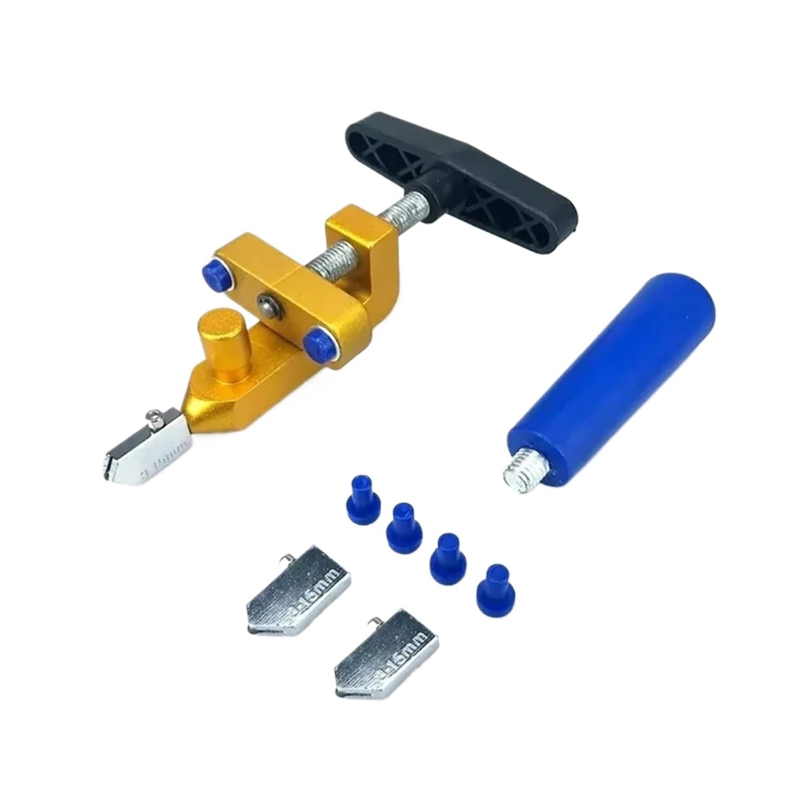 Tile Cutters, 2 in 1 Glass Ceramic Tile Cutter Opener Breaker Wheel Diamond Roller Cutting Manual with Knife Hand Tools for Cutting and Grinding