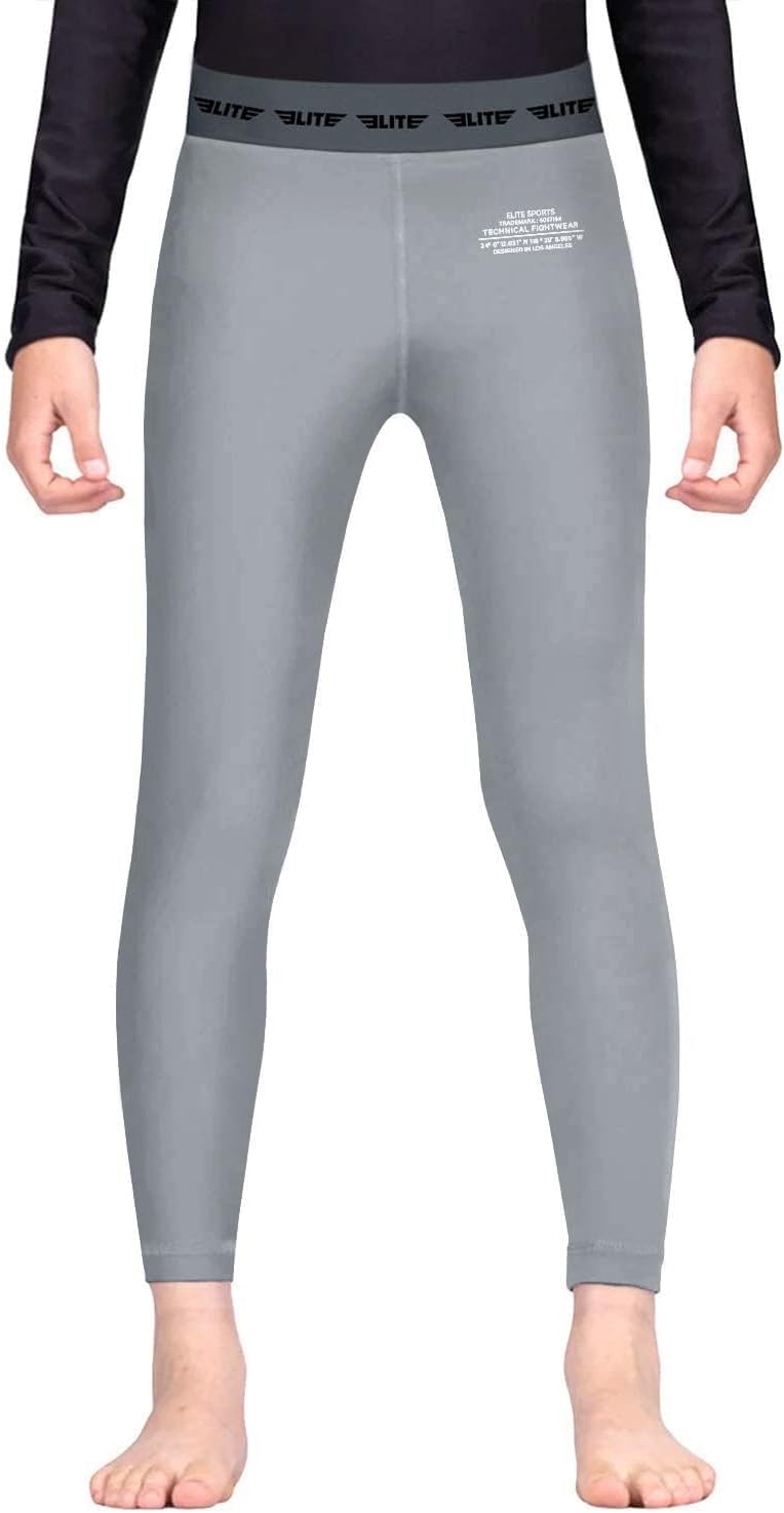 Elite Sports Youth Boys Kids Athletic Compression Pants Legging Spat Tight Base Layer BJJ Basketball Soccer Sports Training Elite Sports Youth Boys Kids Athletic Compression Pants Legging Spat Tight Base Layer BJJ Basketball Soccer Sports Training