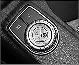 mezpuly Fit AMG Emblem Badge Center Console Multimedia Control Knob Sticker AMG Retrofit Metal Cover...