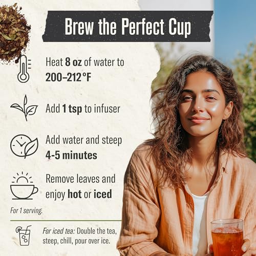 Image of Numi Organic Rooibos Chai Tea, 1lb Herbal Loose Leaf Bag, Caffeine Free