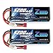 Zeee 2S Lipo Akku 5200mAh 7,4V 50C RC Lipo Batterien mit Deans T Stecker für RC Evader BX Auto Car Truck LKW Truggy RC Hobby (2 Packungen)
