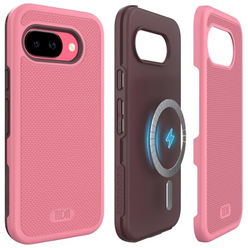 Image of TUDIA MergeGrip Magsafe Compatible for Google Pixel 9a Case - Smokey Pink