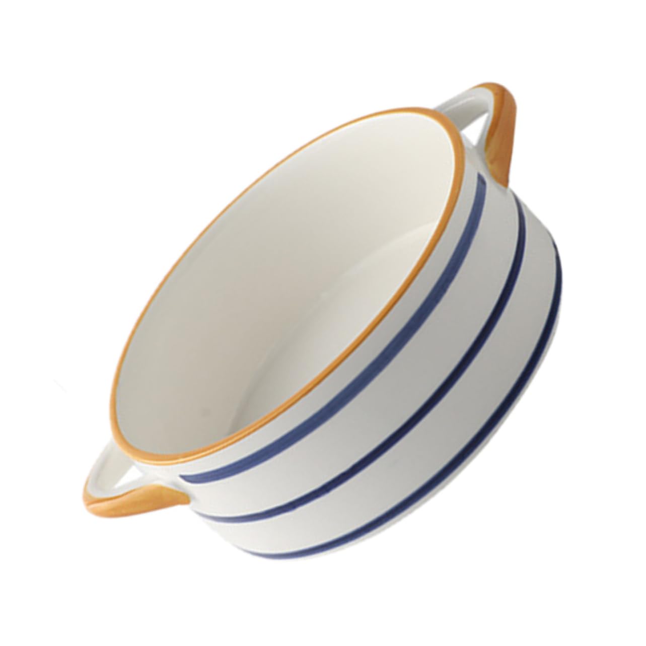 2 Piezas de Cuencos para Fideos, Mini Platos de cerámica para Hornear, Cuencos para Cereales, Cuenco para Sopa, Olla de cerámica para guisos, Cebolla, Platos de cerámica para servi