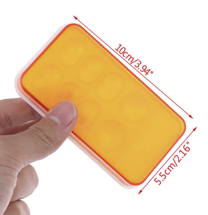 Dental Palette with Cover 8 Slot Dental Resin Shading Box Dental Lab Equipment Mixing Plate (2)