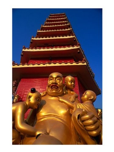 Laughing Buddha Poster (18.00 x 24.00)