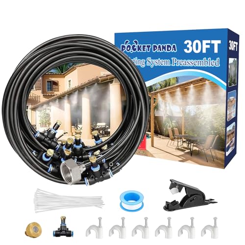 Outdoor Water Misting System for Patio and Garden