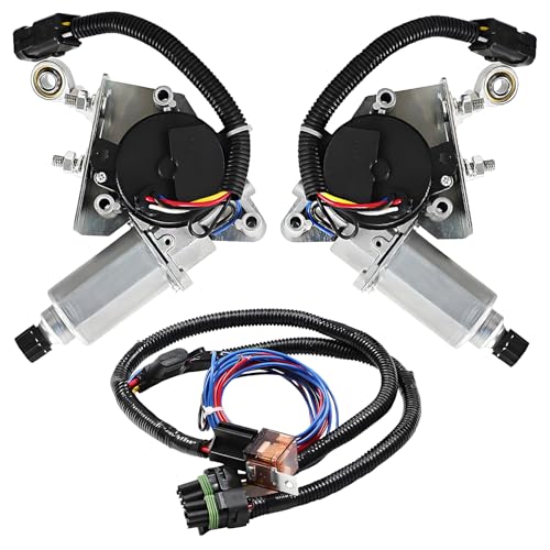 CCNLHZM Electric Headlight Motor Conversion Kit - 2PCS Front Left & Right Compatible with Chevrolet Corvette C3 (1968-1982) Headlight Motor -Replaces OE#914015