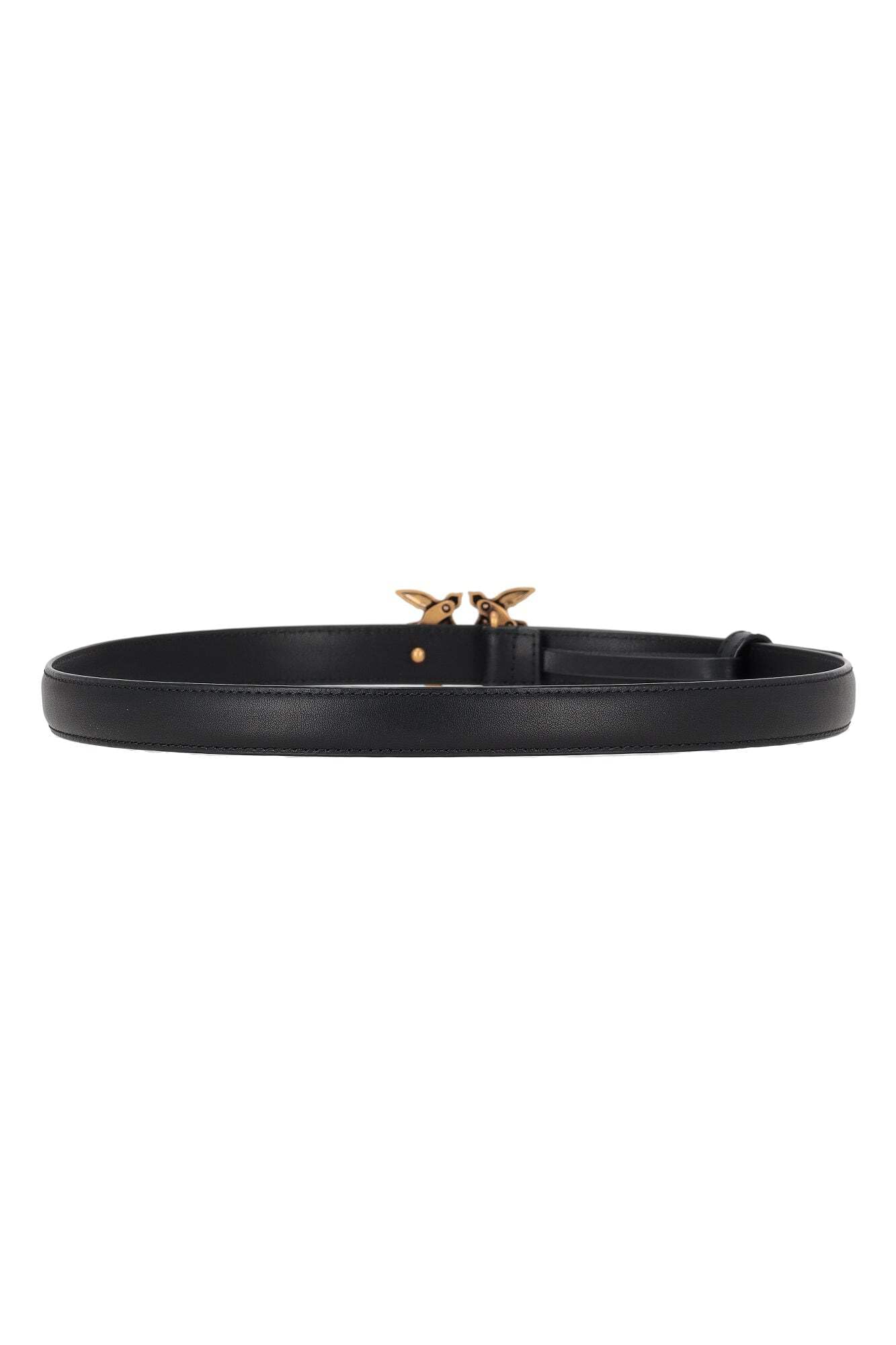Pinko Ceinture femme Love Berry Simply Belt H2 Boucle Or Couleur Noir
