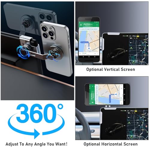 TTCR-II Mag-safe Car Phone Mount Compatible with Model 3/Y 2022 2023 2024 - Image 3