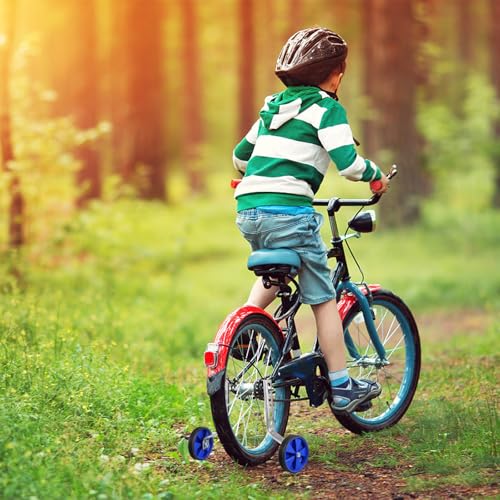 Ruedas de Entrenamiento para Bicicleta Toyvian, ruedas auxiliares de equilibrio de 12-20 pulgadas, accesorio resistente para ciclismo para niños y aprendizaje de ciclismo miniatura 6
