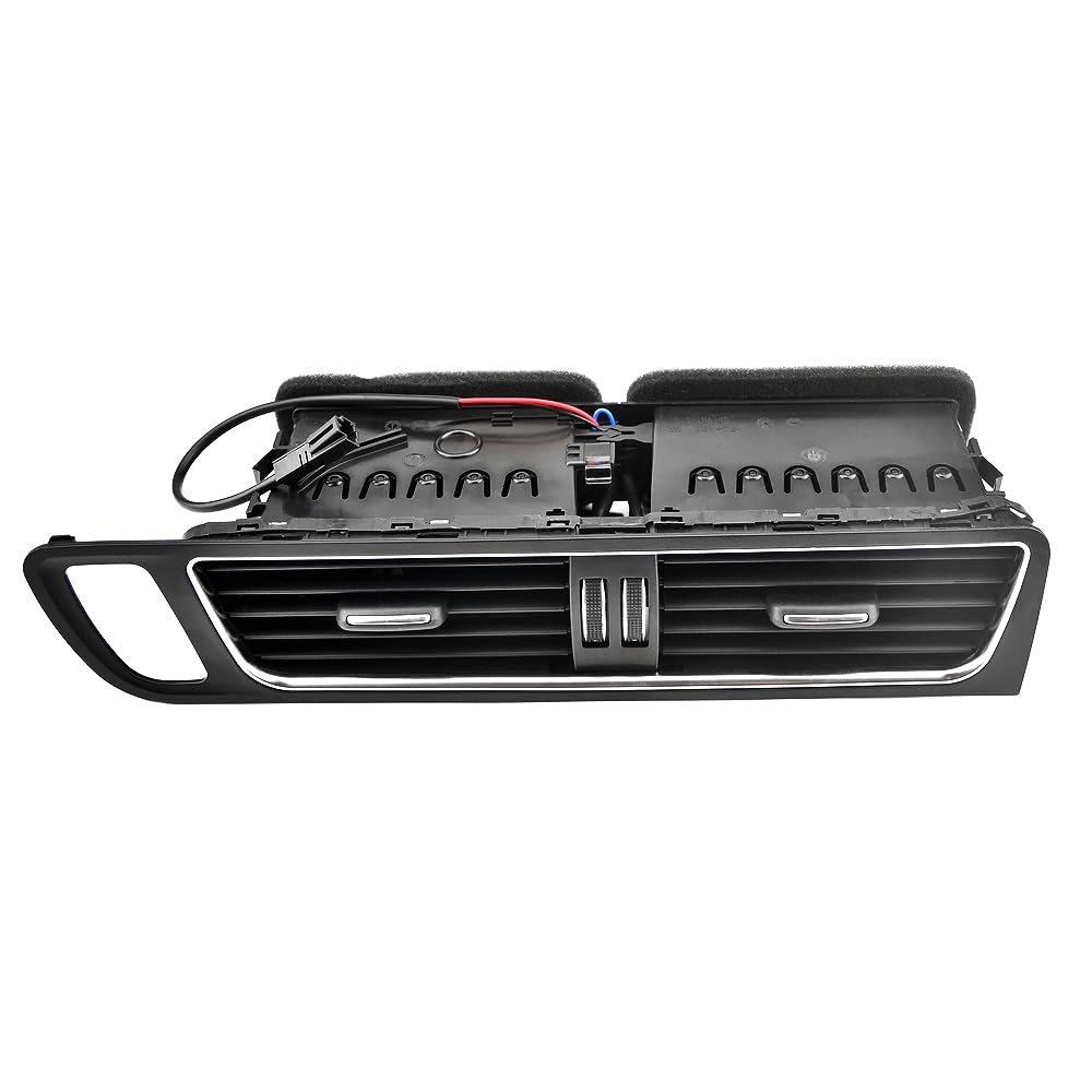 Grille d'aération centrale pour tableau de bord avant de la voiture Compatible avec Audi Q5 2009-2018 8R1820951GWVF-PT