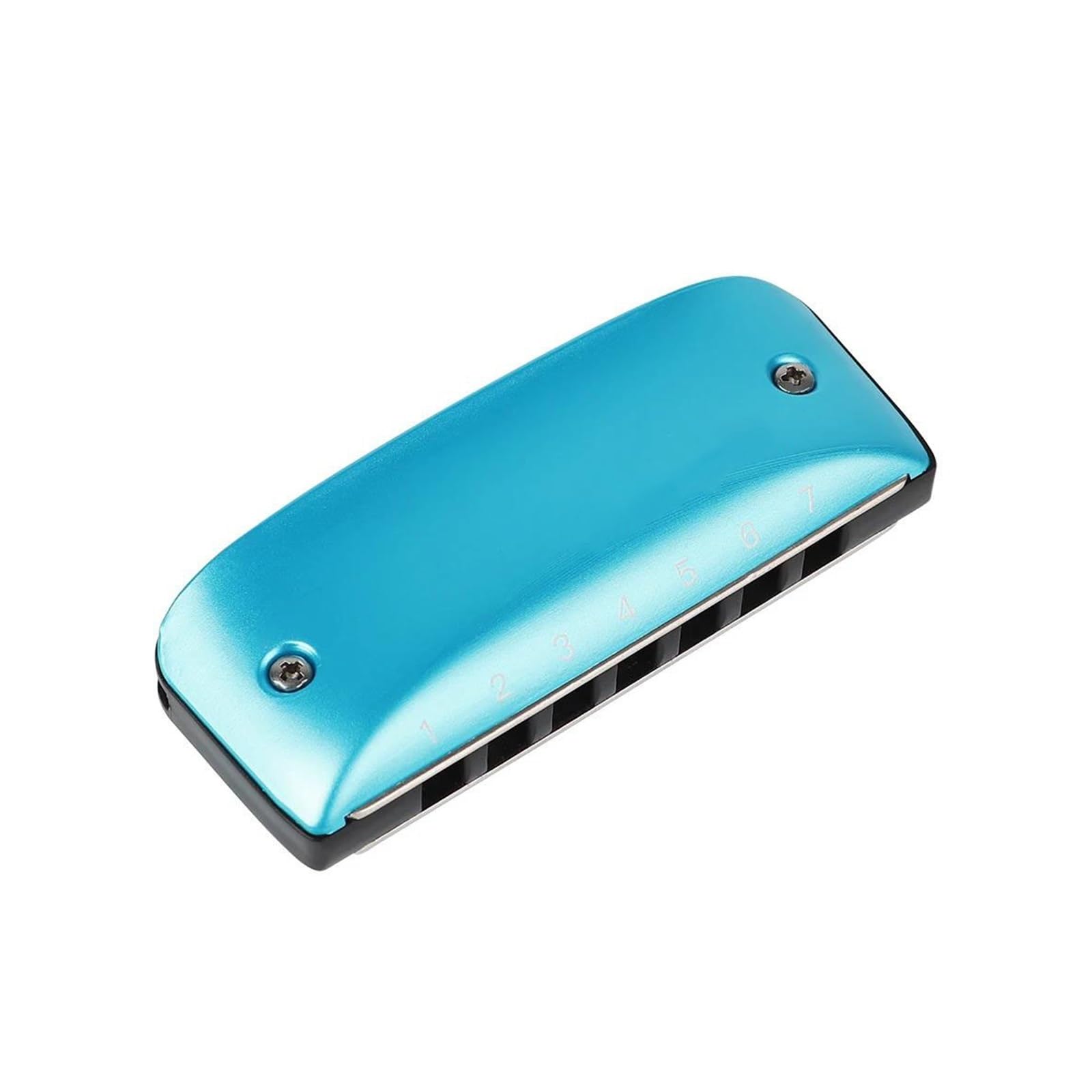 Armonica Colorata A 7 Fori Con Tonalità Di Do Strumento A Fiato Con Tonalità Uguale Armonica(Blue A Key)