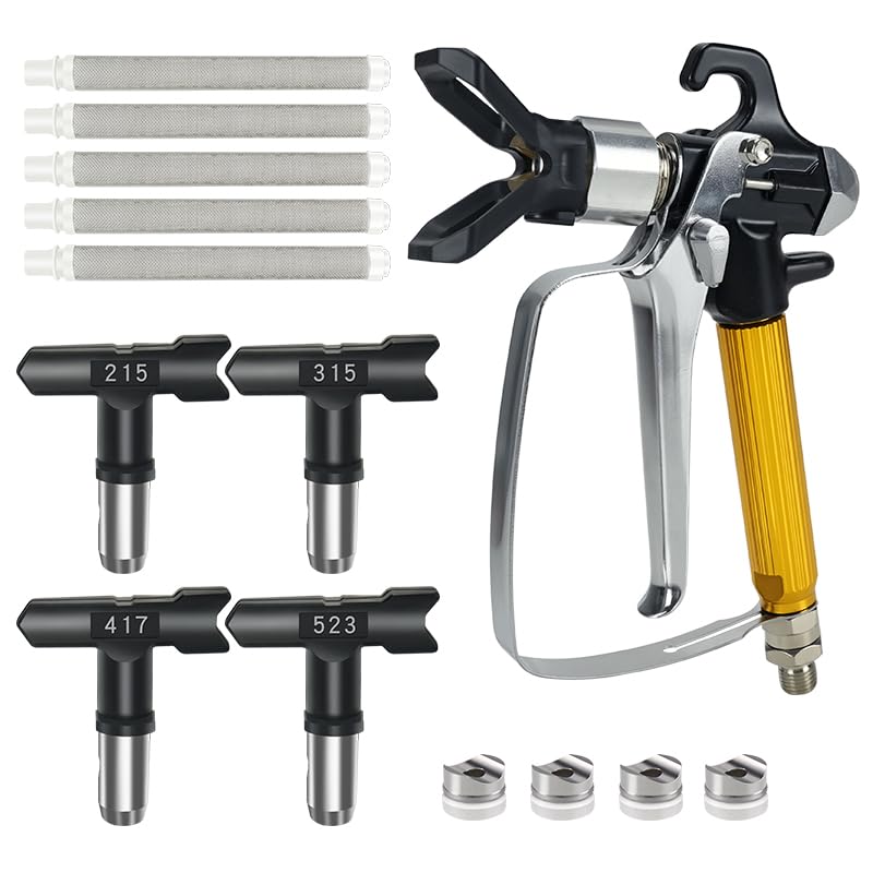 Pistolet pulvérisateur de peinture airless 3600 PSI pour bloquer les fuites et buses
