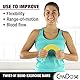 CanDo Hand- und Fingertrainer Twist-n-Bend, Flexibler Übungsstab, Trainingsstab, gelb (sehr leicht) 10-1511