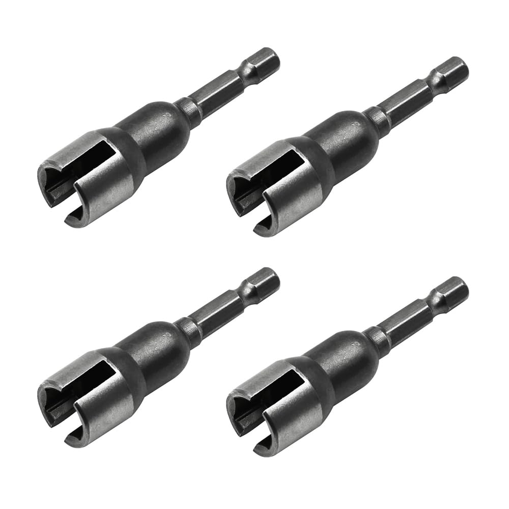 Ximimark 4 PCS Upgrade Your Power Tool With This 6.35mm Butterfly Bolt Socket Wrench Adapter!