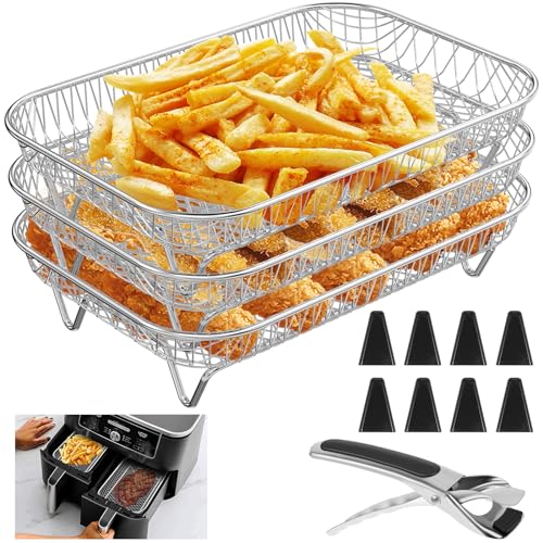 3-Layer Stainless Steel Stackable Rack