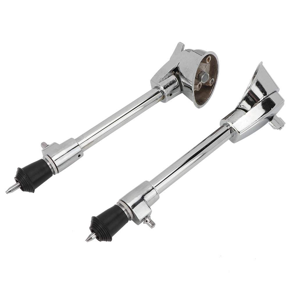 Piedini per batteria portatili da 2 pezzi, gamba accessoria per percussioni, supporti per grancassa Gambe per speroni per piedini per batteria Accessorio per strumenti