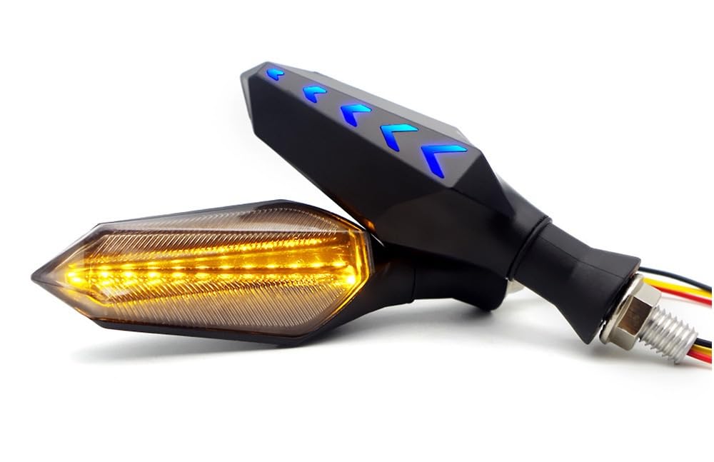 Monopattino elettrico da 36 V-60 V, spia di rotazione a sinistra e a destra, luce LED impermeabile per auto, bicicletta elettrica, lampeggiante mobile