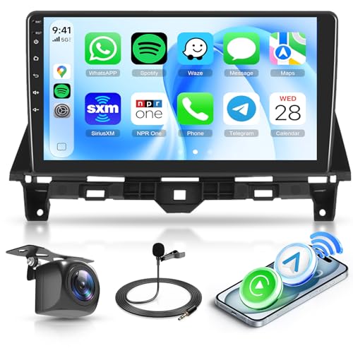 Image of 8 CORE 6G+128G Car Radio Stereo for Honda Accord 8th 2008-2013 with Wireless CarPlay Android Auto, 10.1 Inch 1280 * 720P IPS Touch Screen Android 15 GPS 5Ghz-WiFi Bluetooth 32-Band DSP SWC AHD Camera