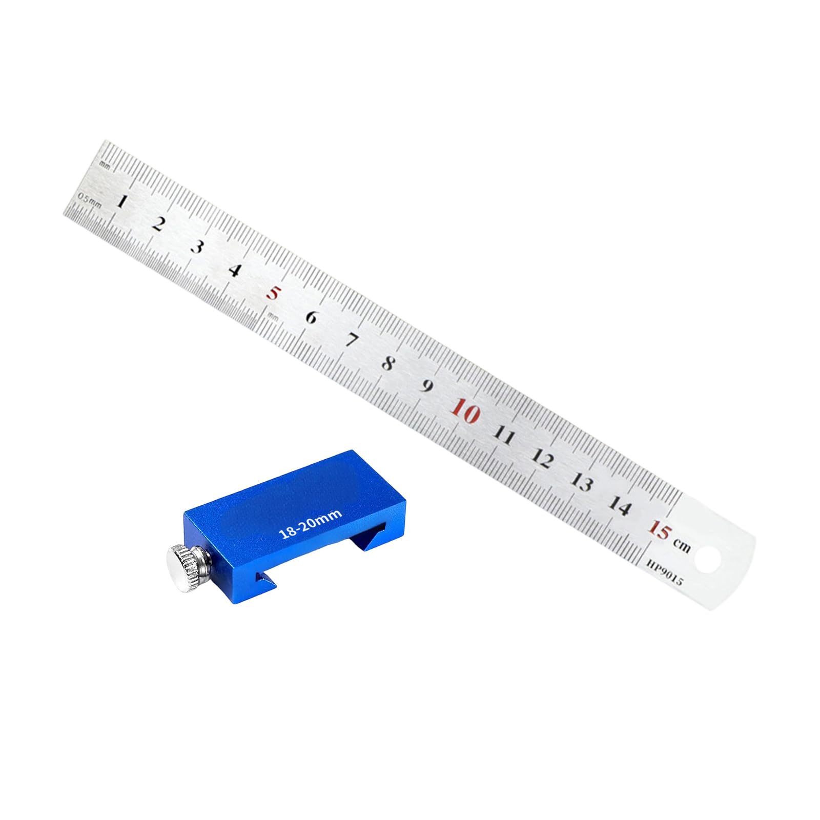 Zwwaazhf 15Cm Steel Ruler Accuracy Woodworking Marking Gauges With Adjustable Positioning Block Resistant Produced For Accurate Measurement Aluminum Measuring Rulers For Carpentry