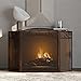 Fire Beauty Fireplace Screen 3 Panel with Handles Wrought Iron 51