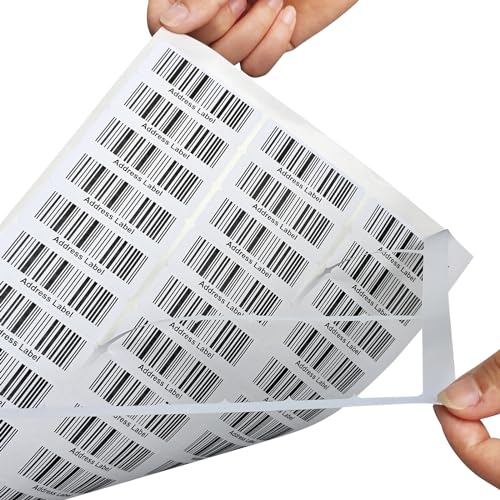 Labelebal Address Labels (15,000/500 Sheets) - 1\" x 2-5/8\" Mailing Labels, 30 UP Shipping Sticker for Laser and Inkjet Printers