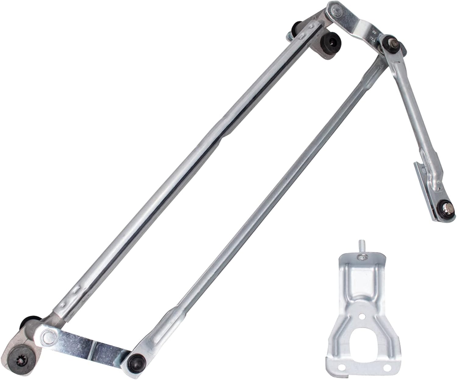 TRQ Windshield Wiper Linkage Transmission Assembly for VW Golf Jetta Eos GTI