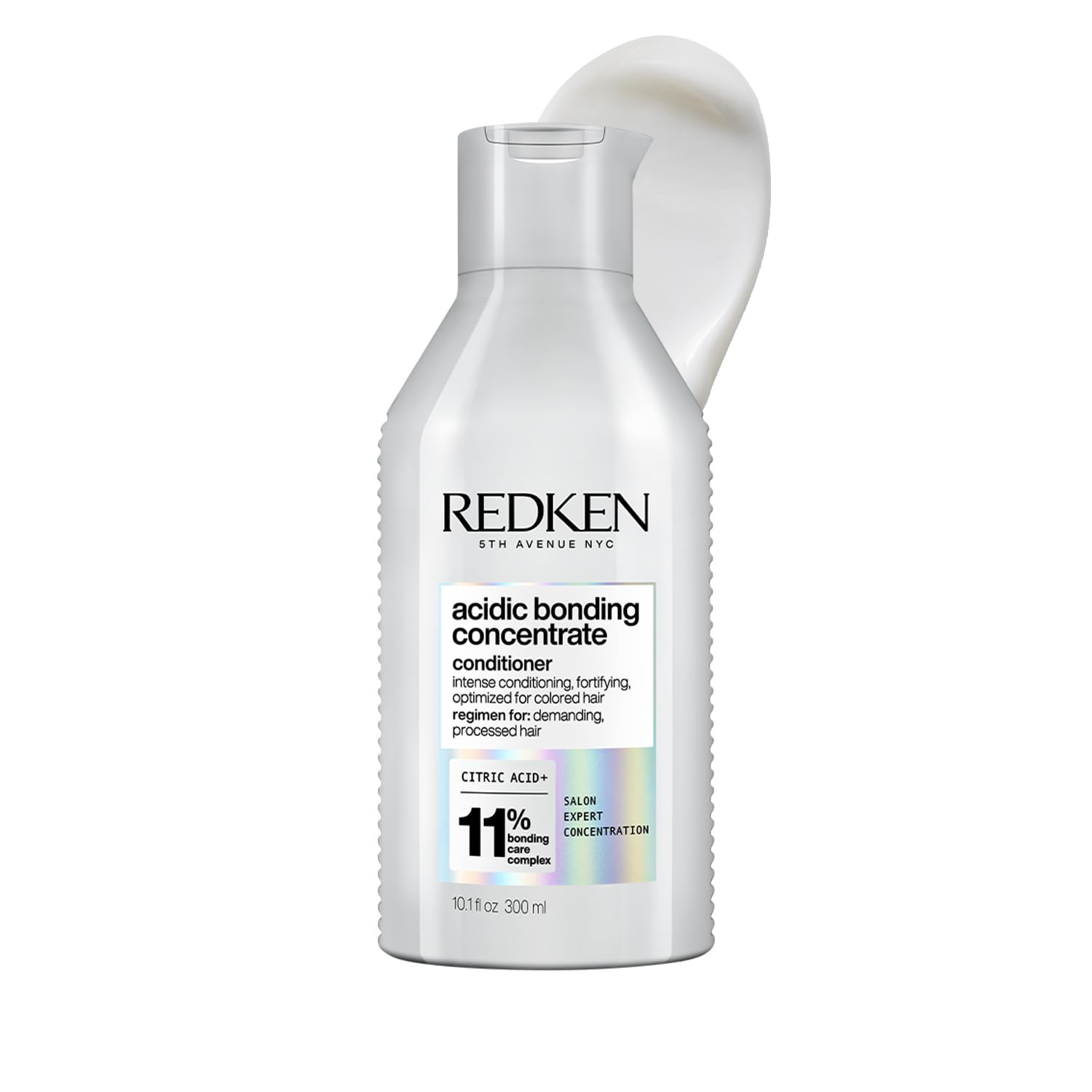Redken Acidic Bonding Concentrate Conditioner With Citric Acid, 300 ml | Professional Bond Repair Conditioner For Dry, Damaged, Coloured and Frizzy Hair | For Men & Women-image-40