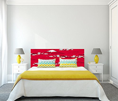 Cabecero Cama PVC Impresión Digital Japones Multicolor 100 x 100 cm | Disponible en Varias Medidas | Cabecero Ligero, Elegante, Resistente y Económico