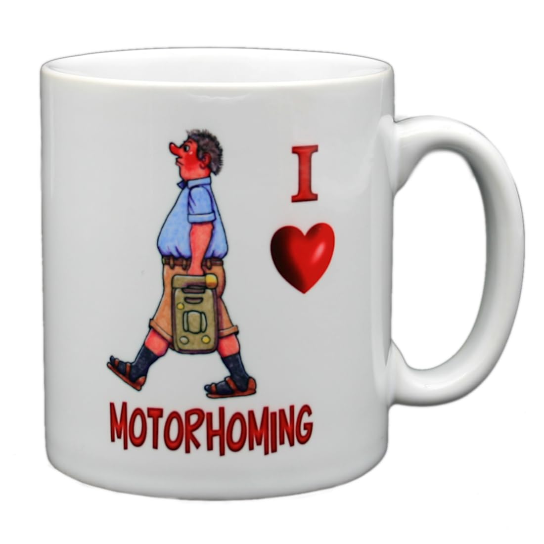 Armand Foster Love Motorhome Motorhoming Humour Cartoon Funny Gift Double Sided Mug - Cartoons, 10oz