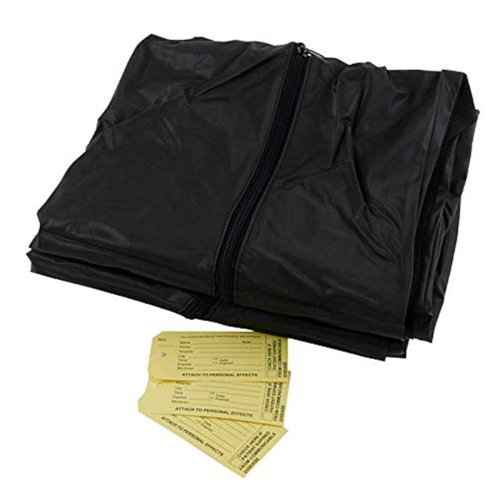 BasicMecicalSupply Single Disposable Polyvinyl Chloride Bag Black PVC