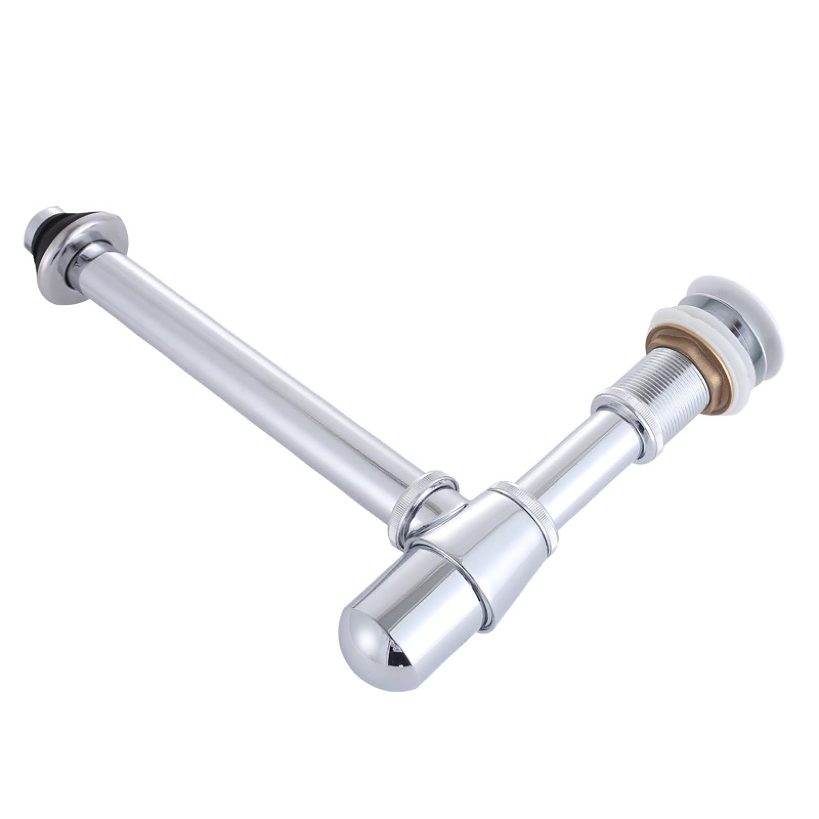 Syphon Waschbecken mit Pop Up Ablaufventil und Überlauf,Reinigungsöffnung,Geruchsverschluss,Höhenverstellbares Waschtisch Siphon für Badezimmer Küchenspüle,1 1/4″