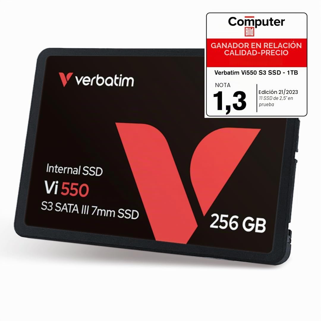 Verbatim Vi550 S3 Ssd 256gb (256gb Verbatim Vi550 S.3 2.5 Inch Sata Iii Ssd)