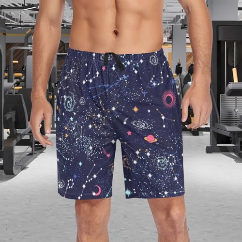 visesunny Men's Pajama bottoms Lounge Sleep Shorts Summer Soft Comfortable Breathable Pajamas Shorts with Pockets3