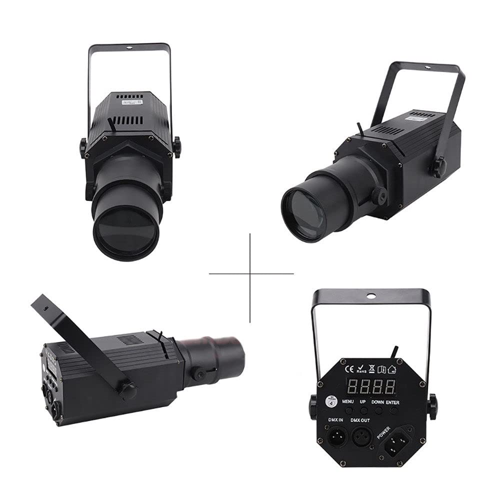 Projecteur de scène 50 W, éclairage d'imagerie, Blanc Chaud, 4 en 1, LED Pinspot, télécommande DMX512, Commande vocale, pour discothèque, DJ, Spectacles de Mariage