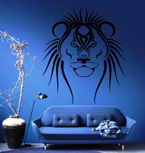 Amazon.com: Lion King of Jungle Tribal Decor Wall Mural Vinyl Art ...