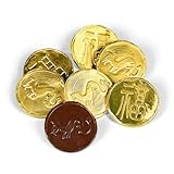 Fun Express 2025 Chinese New Year Chocolate Gold Coins, 1 pound, 76 pieces (approx.), Dragon and Chinese symbol for good fortune