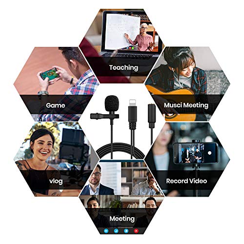 MeloAudio Professionele Lavalier Revers Clip-on Interview Podcast Ruisonderdrukking Microfoon met Omnidirectionele Mic… - Image 7