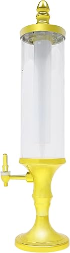 Miniatura 5 de Dispensador de torre de cerveza de 3 litros con tubo de hielo y dispensador de cerveza de mesa ligera, 3.2 cuartos de galón 102 onzas, dispensador