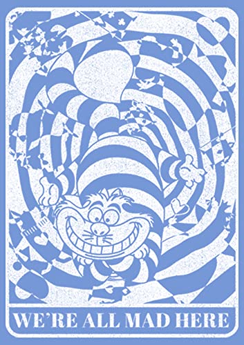 Disney Alice in Wonderland Cheshire Cat We're All Mad Here Boys Performance T-Shirt2