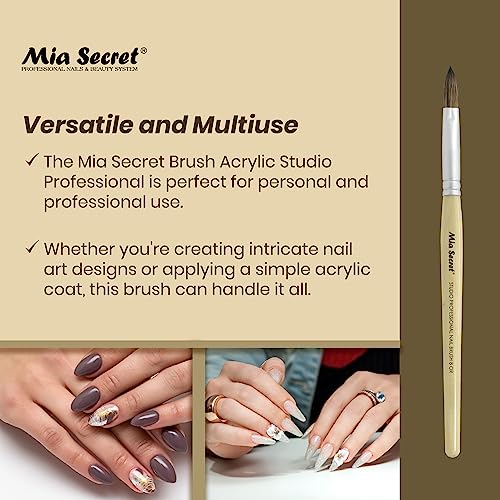 Mia Secret - Pincel Acrílico Profesional (8 OR) miniatura 5