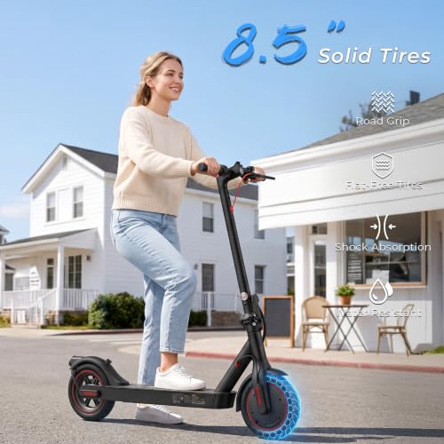 Image of Electric Scooter - Electric Scooter Adults and Teens | 1200W /1000W /500W Motor, 28 /21 Miles Max Range, APP Control, Double Braking Systems, 10 inch /8.5 inch Tire, Foldable E-Scooter